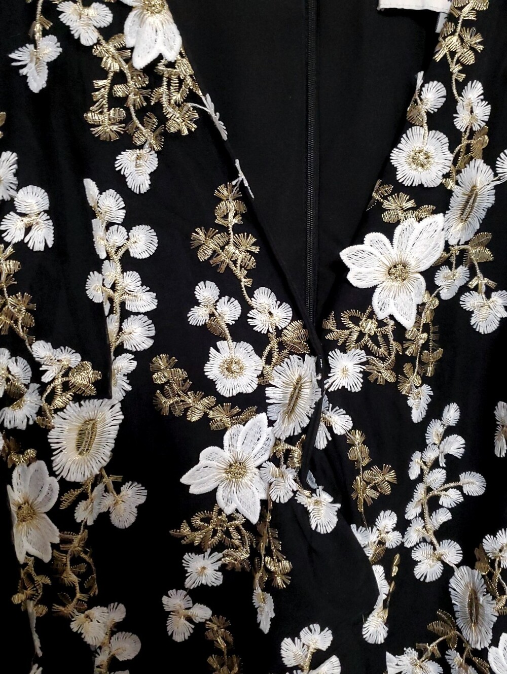 JESSAKAE Black Holly Plus Floral Midi Dress Sz 3X - Picture 6 of 11